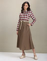 U.S. Polo Assn. Women Tartan Check Oxford Shirt
