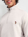 U.S. Polo Assn. Denim Co. High Neck Regular Fit Sweatshirt