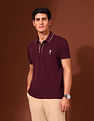 U.S. Polo Assn. Solid Slim Fit Varsity Polo Shirt