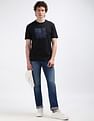 Calvin Klein Brand Print Cotton T-Shirt