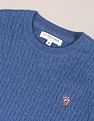 U.S. Polo Assn. Solid Cable Knit Sweater