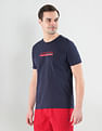 USPA Innerwear Crew Neck Brand Print LE001 Lounge T-Shirt - Pack Of 1