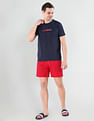 USPA Innerwear Crew Neck Brand Print LE001 Lounge T-Shirt - Pack Of 1