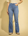 Flying Machine Women K-Street X Flared Fit Vintage Jeans