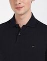 Tommy Hilfiger Solid Regular-Fit Cotton Polo Shirt