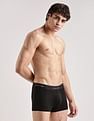 Calvin Klein Underwear Solid Black Low Rise Trunks