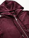 Calvin Klein Brand Tape Solid Hooded Sweatshirt