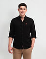 U.S. Polo Assn. Denim Co. Mandarin Collar Knitted Shirt