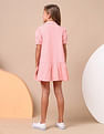 U.S. Polo Assn. Kids Girls Schiffli A-Line Mini Dress