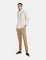 U.S. Polo Assn. Striped Long Sleeve Cutaway Collar Casual Shirt