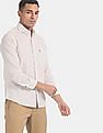 U.S. Polo Assn. Striped Long Sleeve Cutaway Collar Casual Shirt