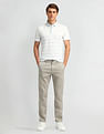 Arrow Sport Slim Fit Solid Trousers