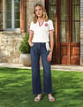 U.S. Polo Assn. Women High Rise Wide Leg Fit Jeans