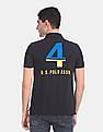U.S. Polo Assn. Appliqued Pique Polo Shirt