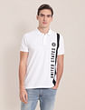 U.S. Polo Assn. Vertical Stripe Embroidered Logo Polo Shirt