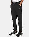 Calvin Klein Men Black Premium Regular Solid Joggers