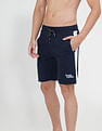 USPA Innerwear Colour Block Logo IYAR Knit Shorts - Pack Of 1
