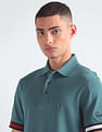 Tommy Hilfiger Flag Cuff Slim Polo Shirt