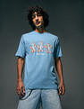 Flying Machine Graphic Printed  Pure Cotton Relaxed Fit T-shirt