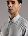 Tommy Hilfiger Solid Regular Fit Plain Woven Shirt