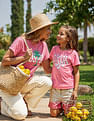 U.S. Polo Assn. Kids Girls Brand Printed Elasticized T-Shirt