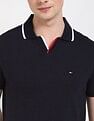 Tommy Hilfiger Solid Regular-Fit Cotton Polo Shirt