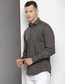 Calvin Klein Brand Print Poplin Shirt