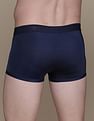 Calvin Klein Underwear Men Navy Luxurious Microfiber Solid Trunks