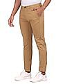 U.S. Polo Assn. Flat Front Solid Casual Trousers