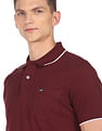 Arrow Sports Tipped Collar Pique Cotton Polo Shirt
