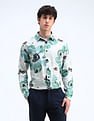 Flying Machine Printed Twill Regular Fit Shirt