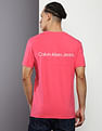 Calvin Klein Jeans Crew Neck Brand Print T-Shirt