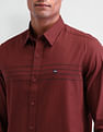 Arrow Sport Horizontal Striped Slim Fit Shirt