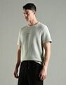 Tommy Hilfiger Kids Solid Slim Fit Cotton T-Shirt