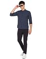 Flying Machine Vertical Stripe Cotton Twill Shirt