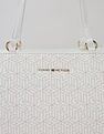 Tommy Hilfiger Logo Beige Pu Tote Bag