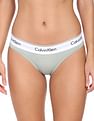 Calvin Klein Underwear Women Sage Green Mid Rise Solid Bikini