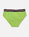 USPA Innerwear Boys Mid Rise Cotton Spandex IKBB Briefs - Pack Of 3