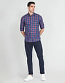 Arrow Sports Tartan Check Casual Shirt