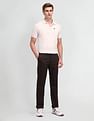 Arrow Sport Regular Fit Mid Rise Trousers