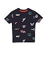 U.S. Polo Assn. Kids Boys Crew Neck Printed T-Shirt