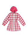 U.S. Polo Assn. Kids Girls Hooded Checked Dress