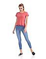 Flying Machine Women Mid Rise Cropped Jeggings