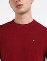 Tommy Hilfiger Solid Regular-Fit Cotton Sweater
