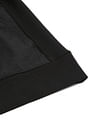 Calvin Klein Men Black Crew Neck Mix Media Sweatshirt