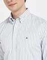 Tommy Hilfiger Striped Regular-Fit Poplin Shirt