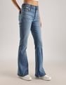 Calvin Klein Light-Wash Flared-Fit High Rise Jeans