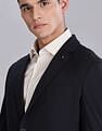 Tommy Hilfiger Solid Regular-Fit Polyester Blazer