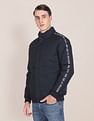 U.S. Polo Assn. High Neck Brand Print Quilted Jacket
