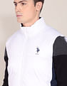 U.S. Polo Assn. Sleeveless Colour Block Jacket